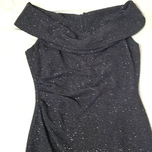 Eliza J dark grey cocktail dress